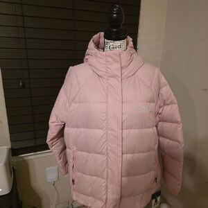 The North Face Women's Light Pink Puffer Jacket